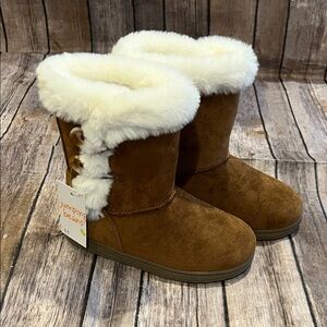 Jumping Beans Toddler Girls Size 11 Chestnut colored boots